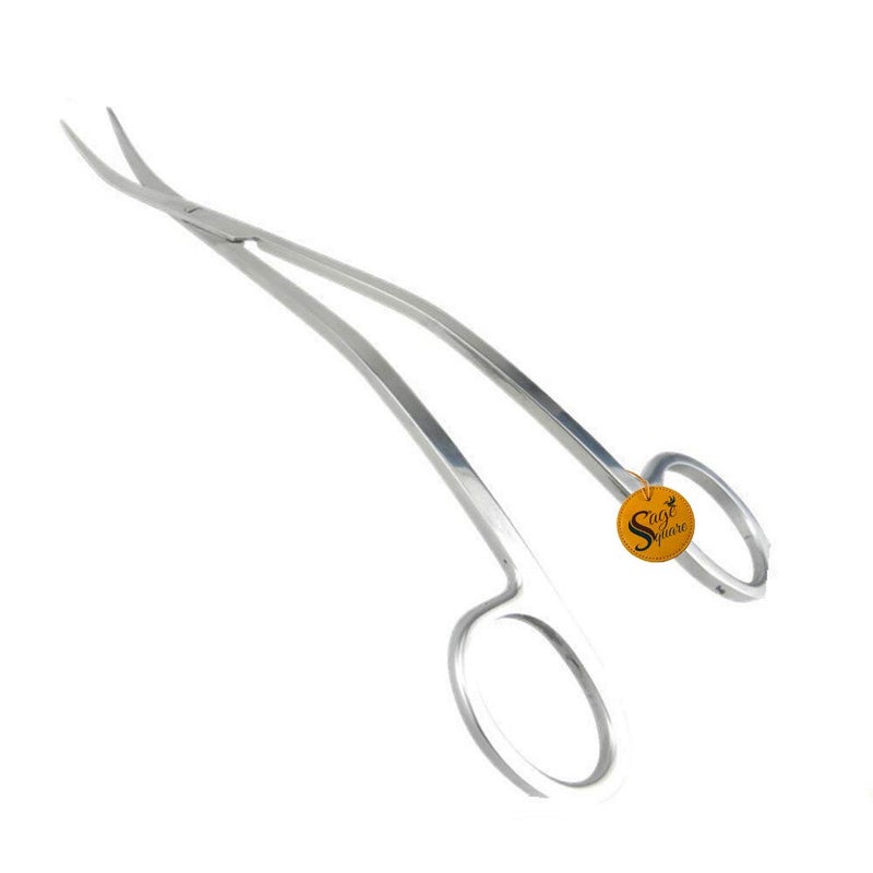 Sage Square Aquarium Tongs Scissor - Premium Stainless Steel Tool for Aquascaping, Fish Tank & Aquatic Plant Care | Wave Curve Scissors, Scaping Tongs,Plant Trimming, Aquatic Plant Placement - Image 2