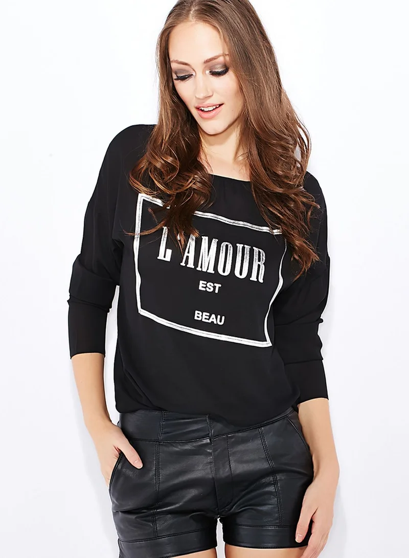 Ginger L'Amour Print T-Shirt