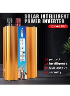 EzzySo 1000W Car Power Inverter DC 12V to AC 220V Converter Modified Sine Wave Inverter High Frequency Watt Power Charger Inverter  - Image 3