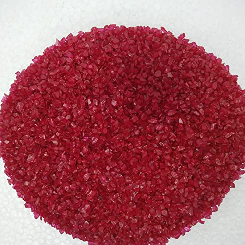SANSEFERO Premier Plants Red Aquarium Sand For Fish Tank Decoration,Shiny Red Crystal Sand 1 Kg - Image 1