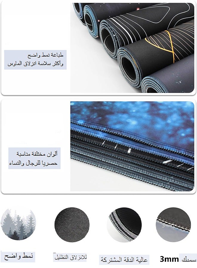 سومكايل لوحة فأرة كبيرة لوحة فأرة الألعاب الموسعة قاعدة مطاطية غير منزلقة (800*300* 3 ملم) شجرة - Image 5