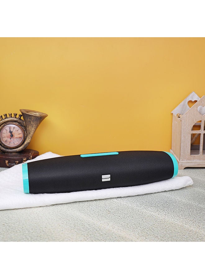 NIBEMINENT Portable Bluetooth Speaker Black/Green/Orange - Image 4