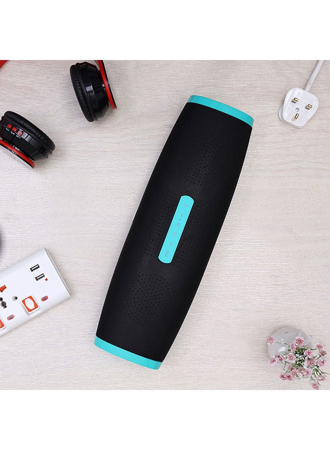 NIBEMINENT Portable Bluetooth Speaker Black/Green/Orange - Image 2