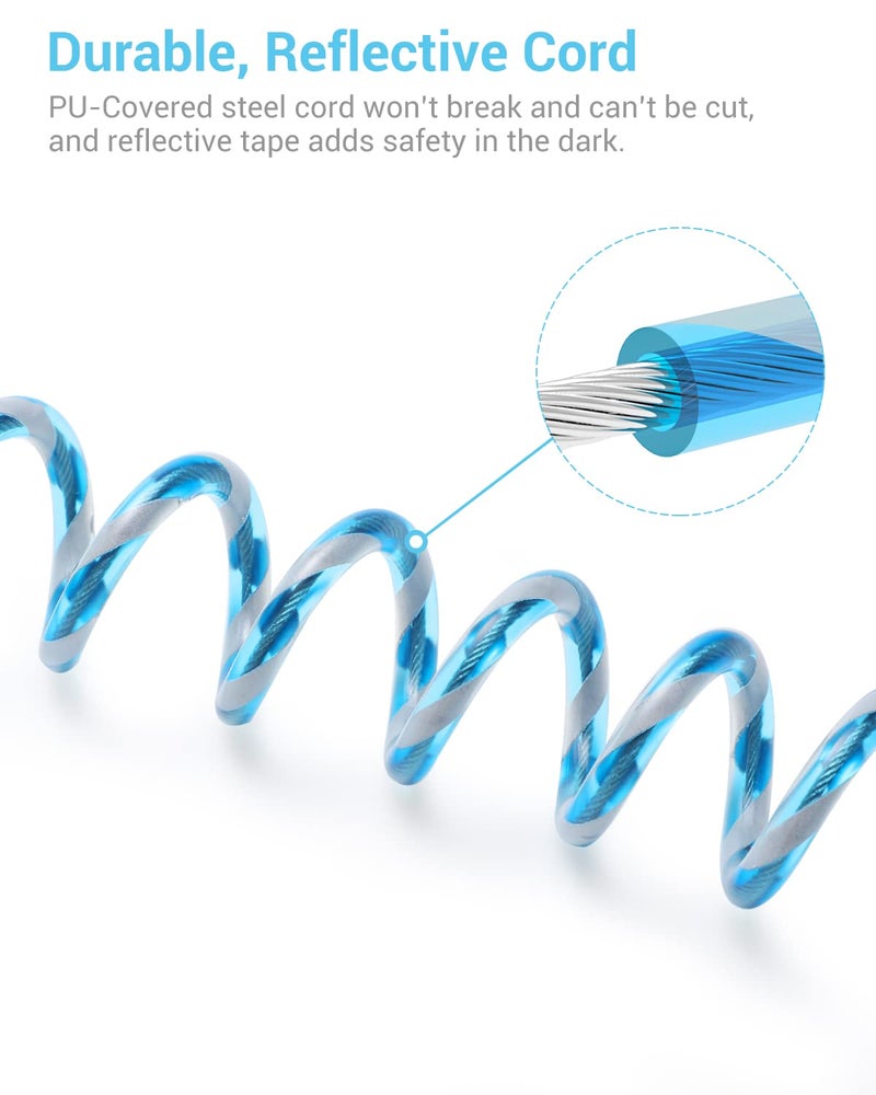 Dr.meter Anti Lost Wrist Link, 2 in 1 Upgrade Toddlers Safety Wristband Leash with Key & Lock, Dual Length 6.56ft Kids Walking Harness for Supermarket Mall Airport Amusement Park Zoo Travel - Image 5