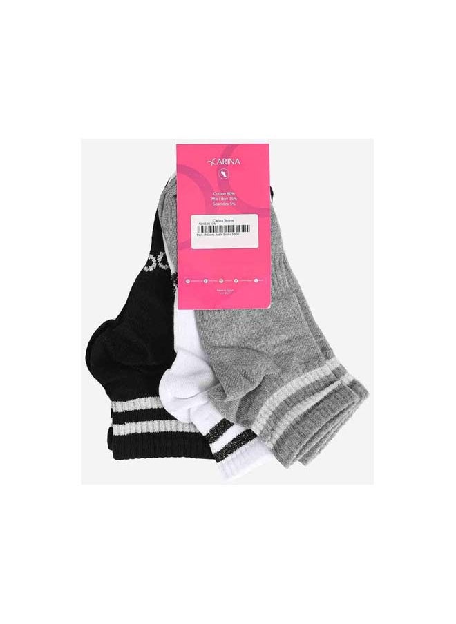 Lurex Ankle Socks - 3 Pairs - pzsku/Z102C34FDC714BB47E363Z/45/_/1737298308/ff5c178d-d430-4388-b263-f66e492735e8