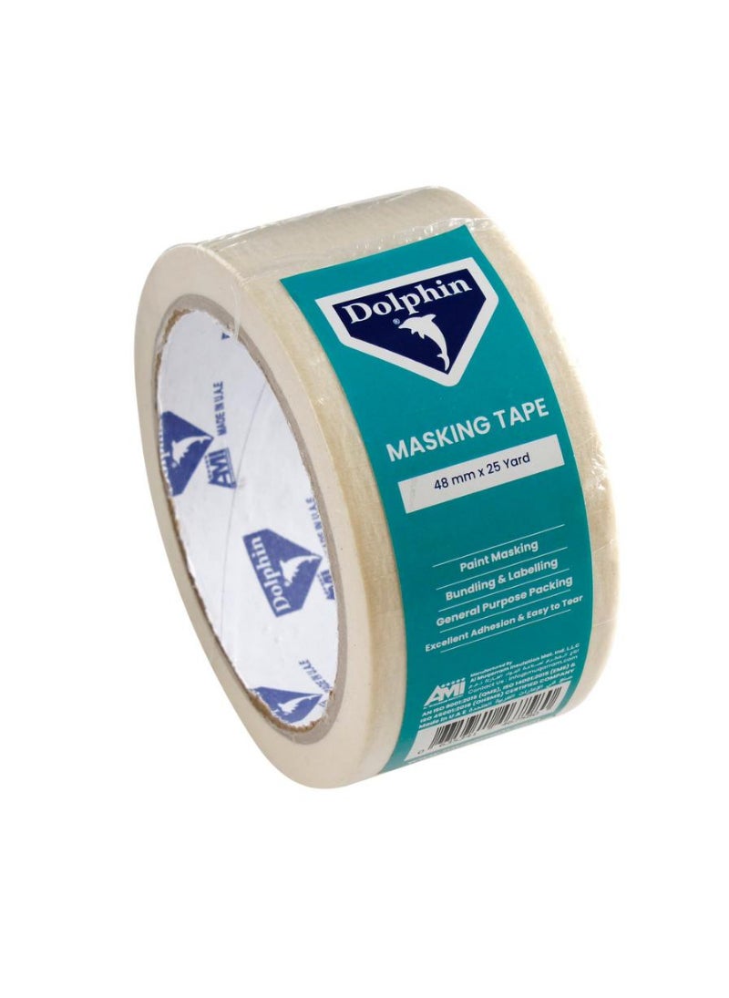 Dolphin AMI 80 Masking Tape 4.8cm X 22.86 m