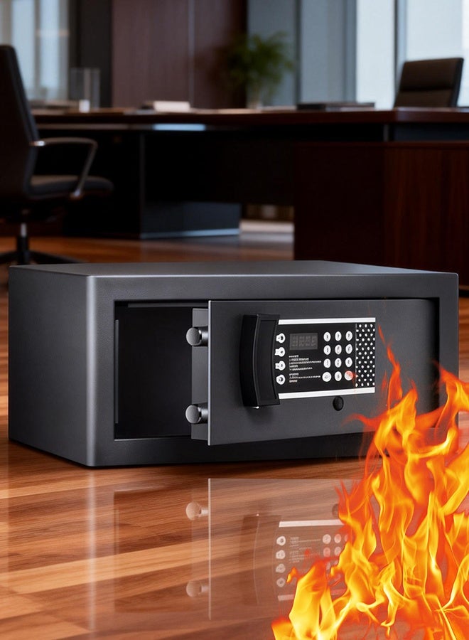 TAPIT Safe Box Fireproof Waterproof Heavy Duty SAfe for Home Use Removable Inner Cabinet and Shelf Anti-Theft Digital SafE BoX for Office Hotel 21x43x36cm - Image 1