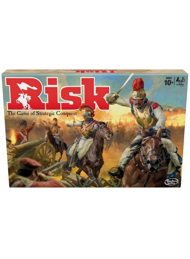 RISK Hasbro Gaming Risk Game, Strategy Board Game; Updated Figures Improved Mission Cards; War Crates; for Children Aged 10 and Up, 2-5 Players, Multicolor - Image 1