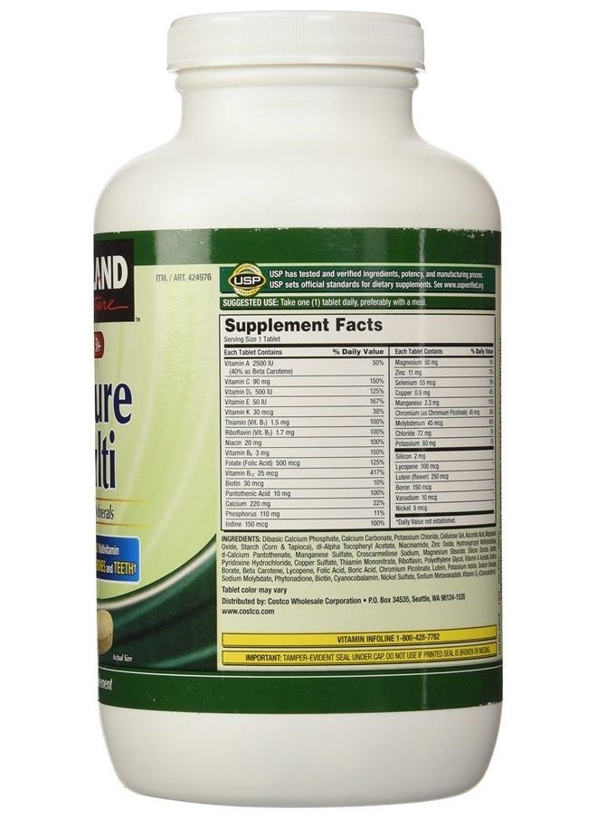 Adults, 50 plus Mature Multi Vitamins & Minerals, 400-Count Tablets
