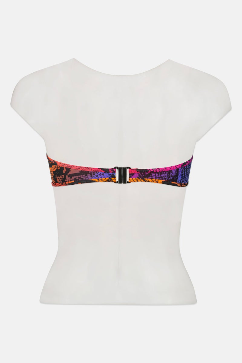 Ellesse بلوزة بيكيني مبطنة بسيطة للنساء، متعددة الألوان - Image 2