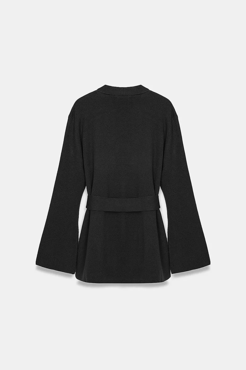 Dilvin Black DILVIN Women's Acrylic Wool Blend Cardigan for Women | Best Price UAE