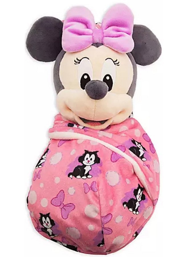 Disney Parks Exclusive - Plush Pillow - Baby in Blanket Pouch Minnie 10 Inch - Image 1