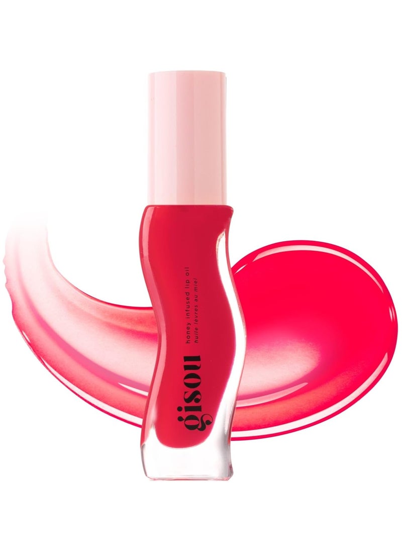 Gisou - Gisoo Honey Rich Lip Moisturizing Oil (Strawberry Sorbet, Small) - Image 1