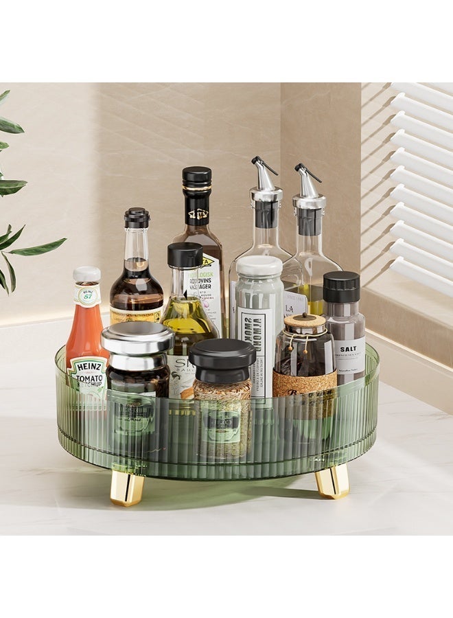 Bukela Makeup Perfume Organizer Tray 360 Degree Rotating Lazy Susan Skincare Lotion Organizer Spinning Cosmetics Storage for Dresser, Vanity, Bathroom Countertop - Image 2