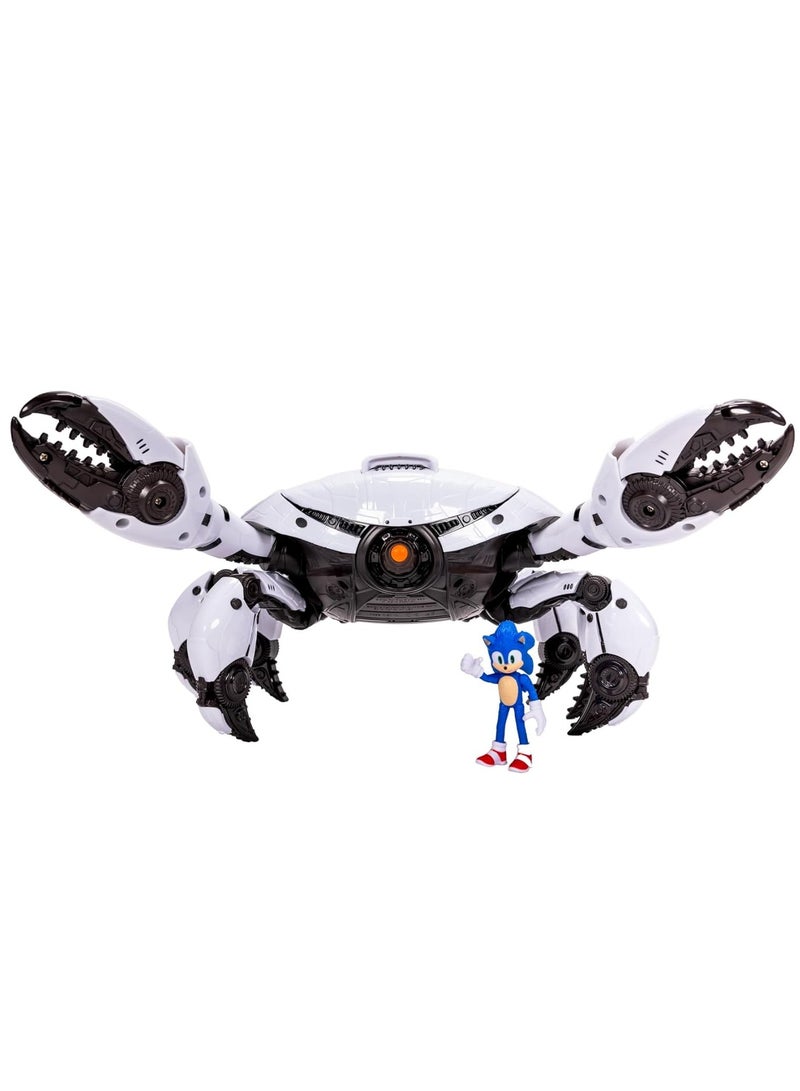 Sonic 3 Movie 2.5 Fig Crab Mech Battle Playset - Image 1