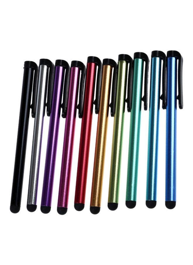 NIBEMINENT 10-Piece Universal Touch Screen Pens Blue/Red/Gold  - Image 1