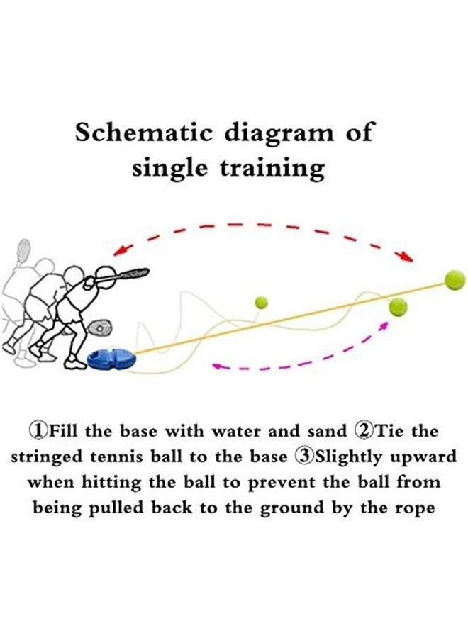 3 Pcs Tennis Training Ball With String, Trainer Balls Self Practice and Replacement Tool, Ideal for Indoor and Outdoor Practice - Image 5