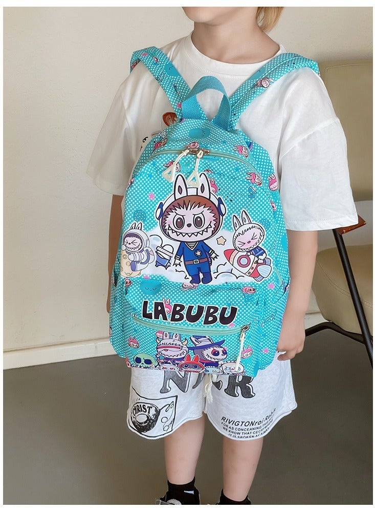 Labubu Children's Backpack New Cute Lightweight Backpack Large Capacity High Value Labubu Kindergarten Schoolbag 32*25*12CM - Image 2
