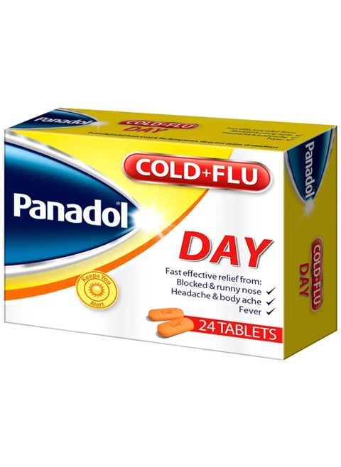 Panadol Cold+Flu Day Caplets 24's
