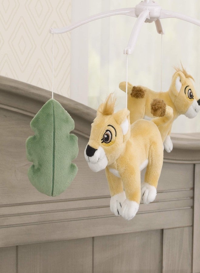 Disney Lion King Leader of The Pack Sage & Yellow Plush Simba Musical Mobile, Yellow, Sage - Image 3