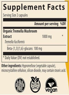 Real Mushrooms Tremella Rejuvenation 120 Capsules  - Image 2