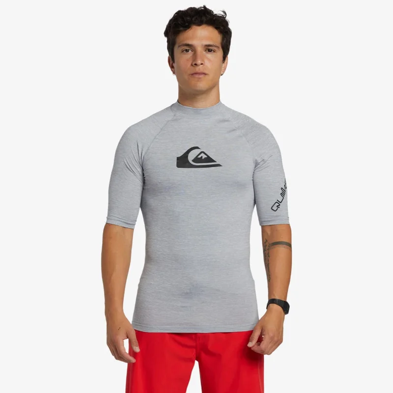 كويك سيلفر All Time Short Sleeve UPF 50 Rash Vest - Men