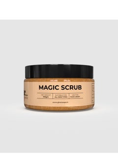 GHAR SOAP Ghar Soaps Sandalwood and Saffron Magic Scrub Suitable for all Skin (100 gm) | Reduction of apperance of dead skin cells.Makes appearance look brighter & smoother  - Image 3