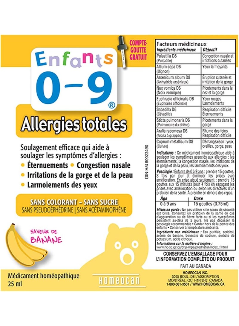 Kids 0-9 Kids 0 - 9 Allergy, 25 ml - Image 3
