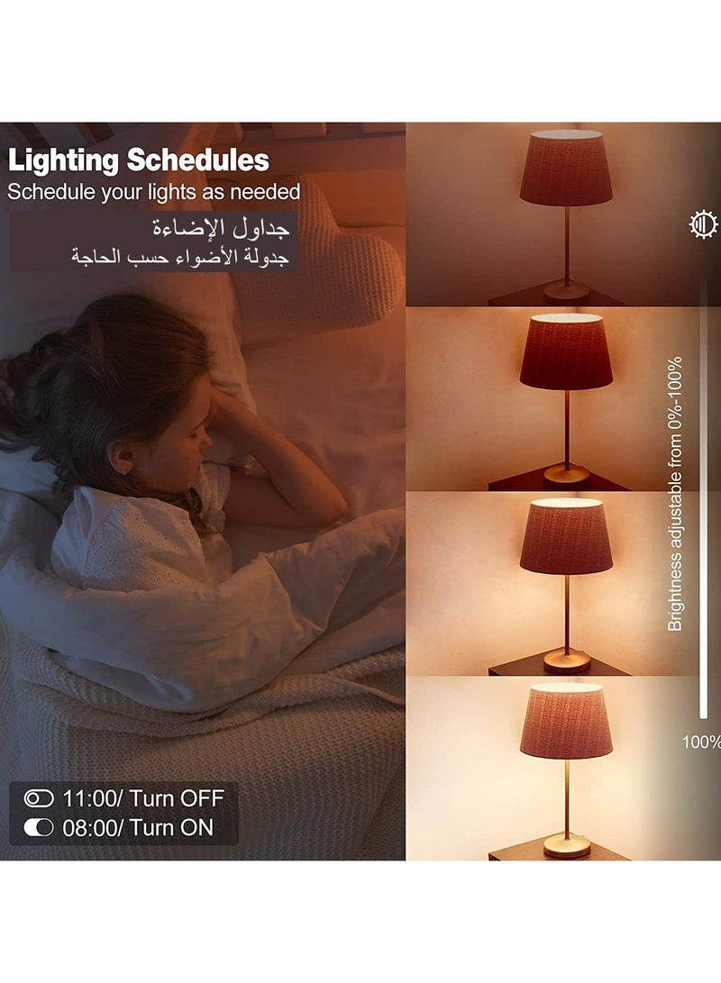 CMGTYYD GU10 Smart Bulb,Bluetooth Spot Light Bulbs,5W LED Light Bulb with App Control,Music Sync and 8 Scene Mode for Living Room,Cool Warm White(4 Pack) - Image 4