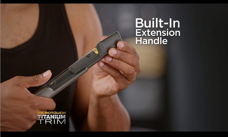 Micro Touch Microtouch Titanium Trim, Lighted Hair Cutting Tool and Body Groomer - Image 2