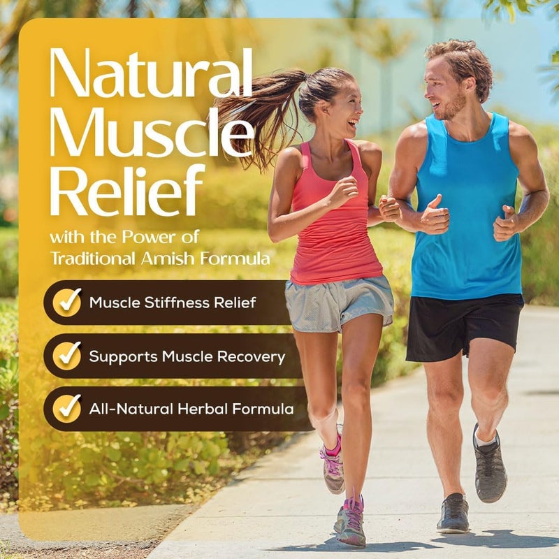 Caleb Treeze Old Amish Muscle Tonic Formerly Stops Leg Foot Cramps 3 Pack - Image 2