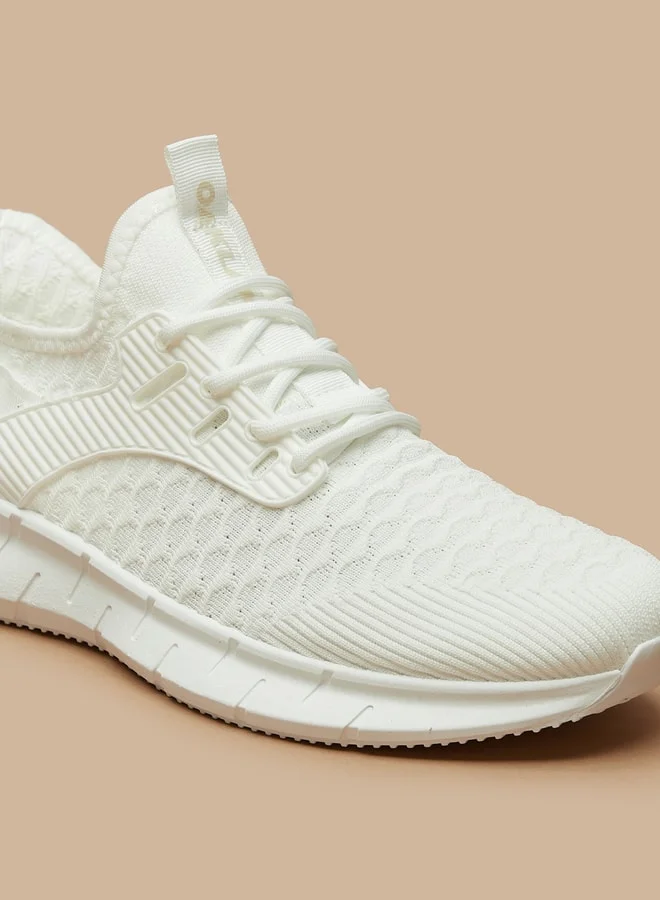 Oaklan by Shoexpress Men Textured Sports Shoes with Lace Detail
