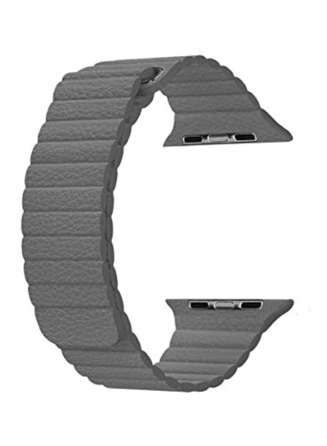 NIBEMINENT Replacement Band For Apple Watch Series 1/2/3/4 38/40mm Grey - Image 2