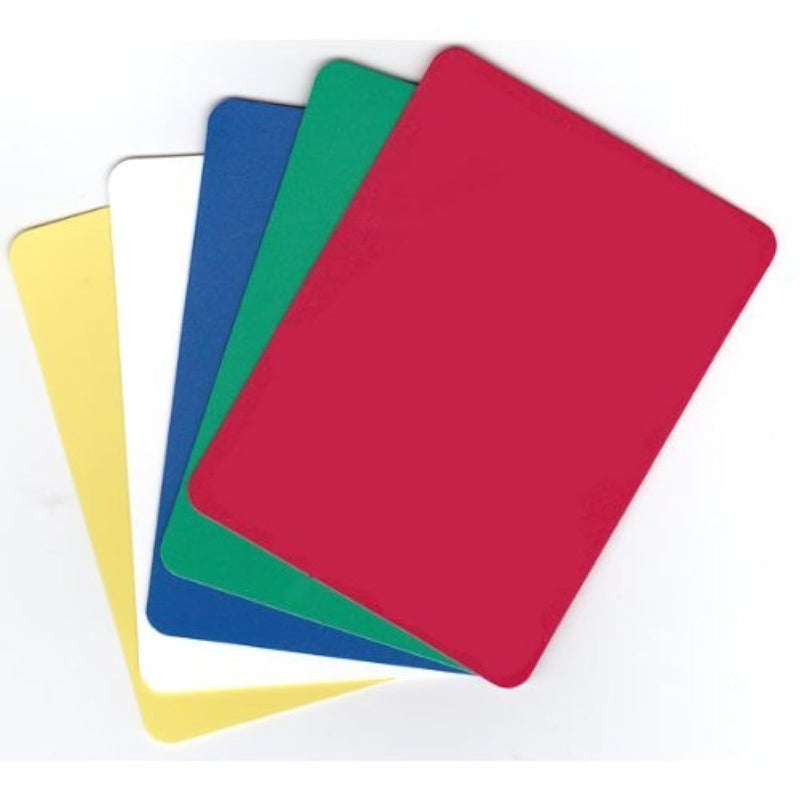 CHH Set of 5 Plastic Poker Cut Cards (Assorted Colors)
