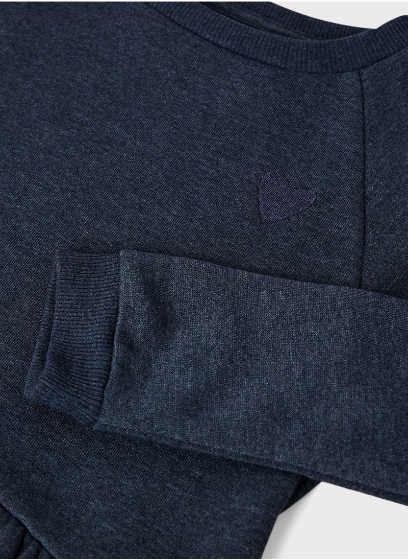 NAME IT - Kids Gathered Hem Sweatshirt - Image 1