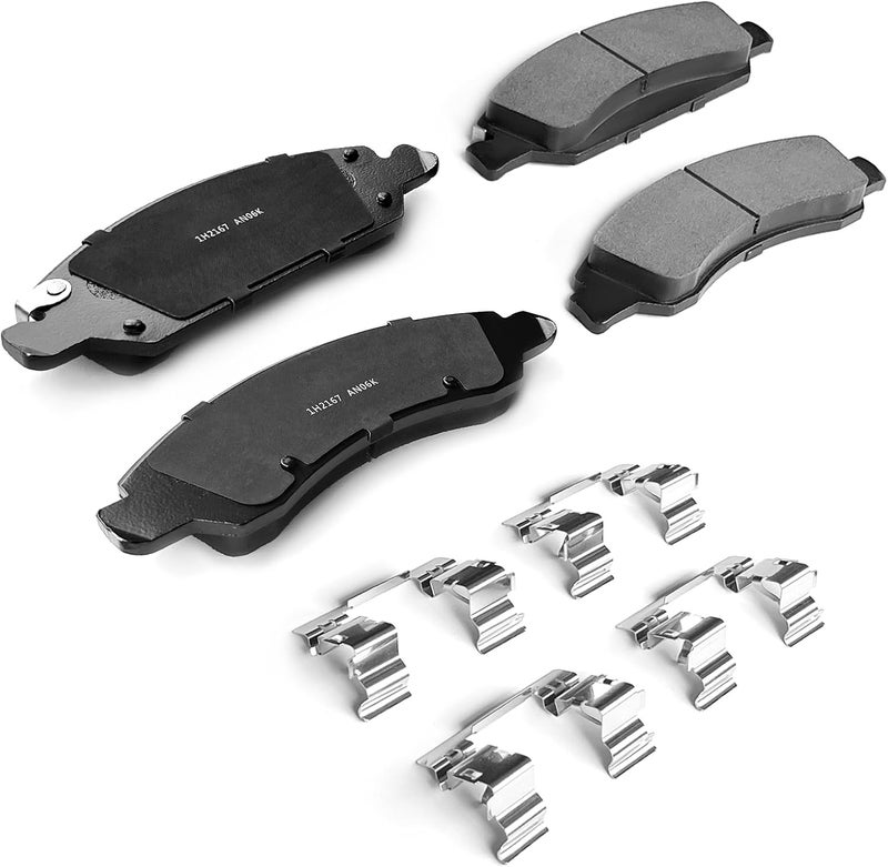 MILLISEC Front Brake Pads Set for 2008-2014 Cadillac Escalade, Chevy Suburban, GMC Sierra/Yukon - OEM Replacement 14D1367CH - Image 1