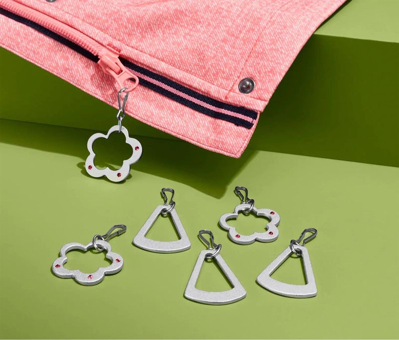 Tchibo 6 Pcs Zip Pullers, Silver - Image 3