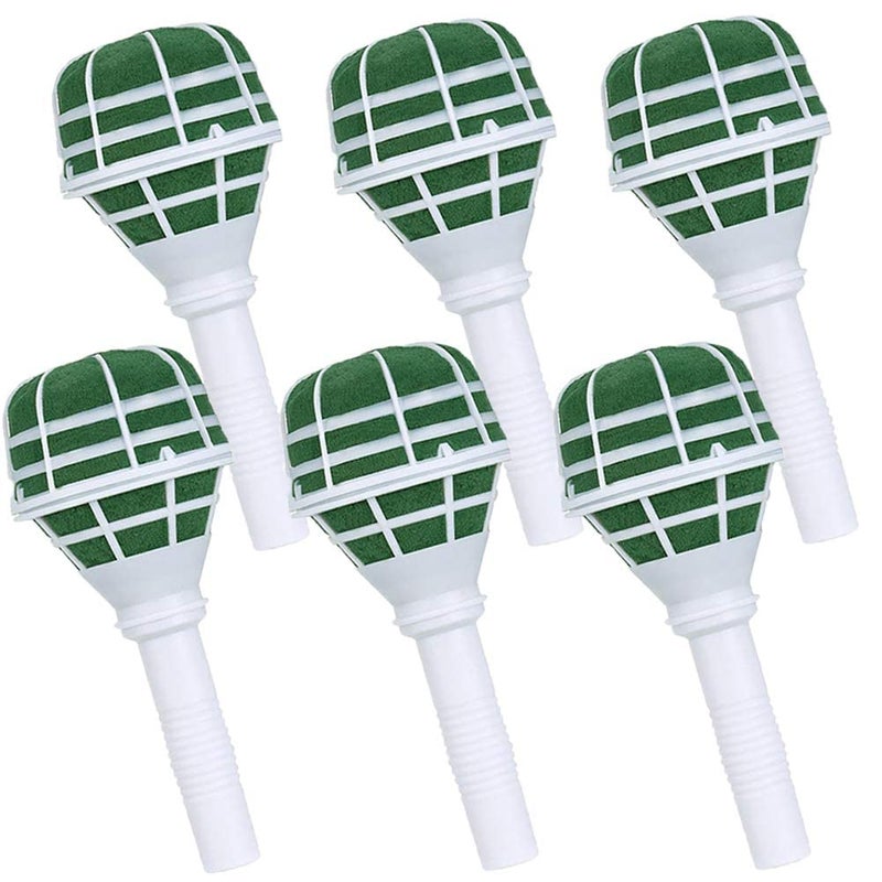 ORANGEHOME 6Pack Bouquet Holder DIY Wedding Foam Bouquet Handle Bridal Floral Fresh Artificial Flower Holder Decoration