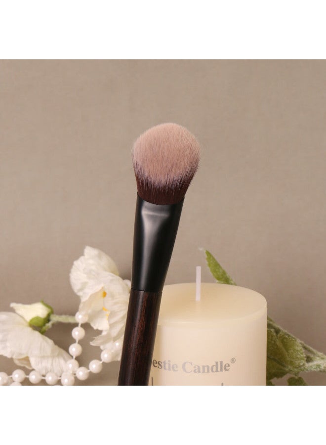 Reverse Sandalwood T65 Sloped Blush Brush, Sloped Fiber Bristles, Soft And Portable Blush Liquid, Highlighter Cream, Blush Brush