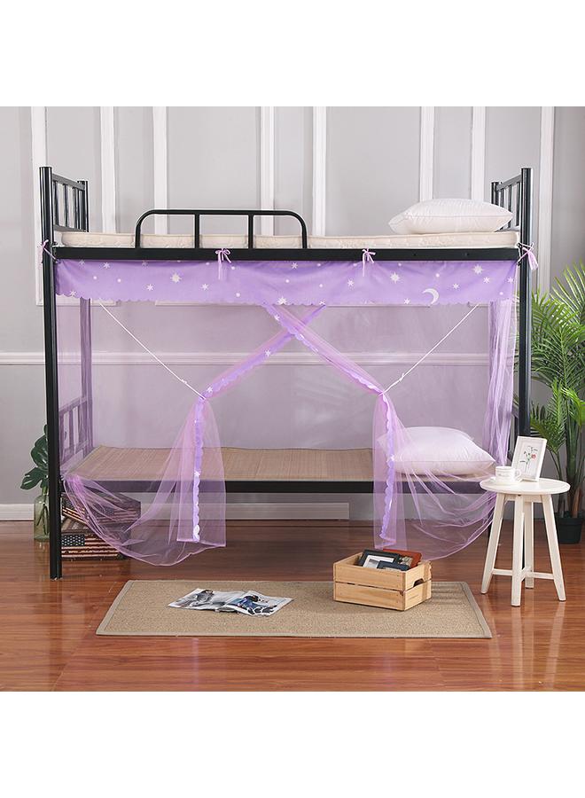Bluejw Mosquito Net Student Dormitory Single Bed Upper And Lower Bunk 1.2 Meters Encryption Household Old-fashioned Square Top 1.5m Bed Stall - Image 1