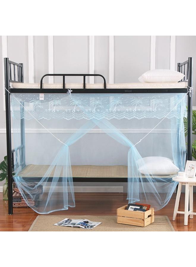 Bluejw Mosquito Net Student Dormitory Single Bed Upper And Lower Bunk 1.2 Meters Encryption Household Old-fashioned Square Top 1.5m Bed Stall - Image 4