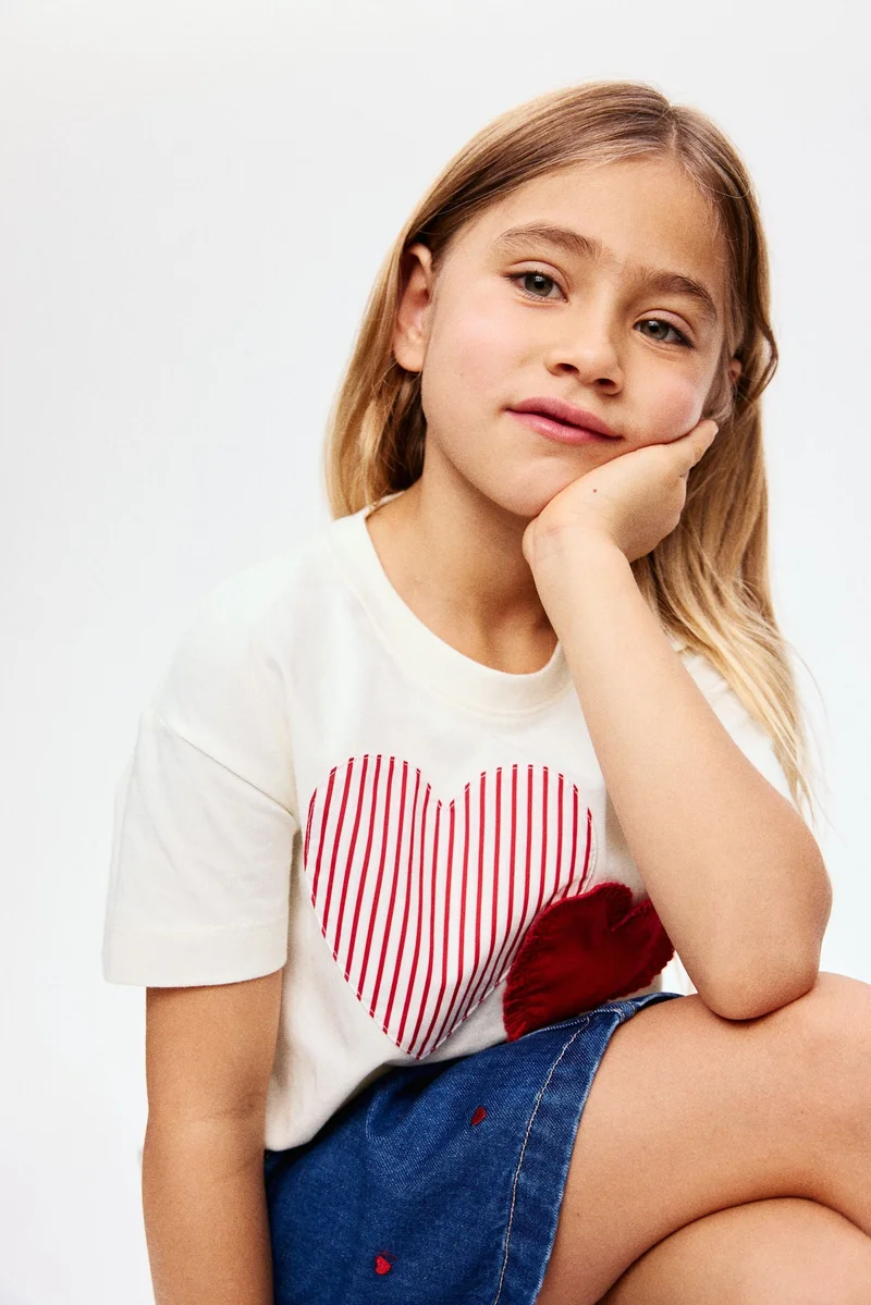 H&M Motif-detail T-shirt