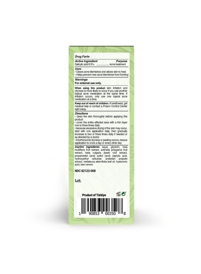 BEE & YOU BEE and YOU Acne Treatment with Salicylic Acid, Bee Venom and 100% Natural Propolis Extract Acne Serum for Face and Body to Control and Clear Breakouts |1 Ounce - Image 3