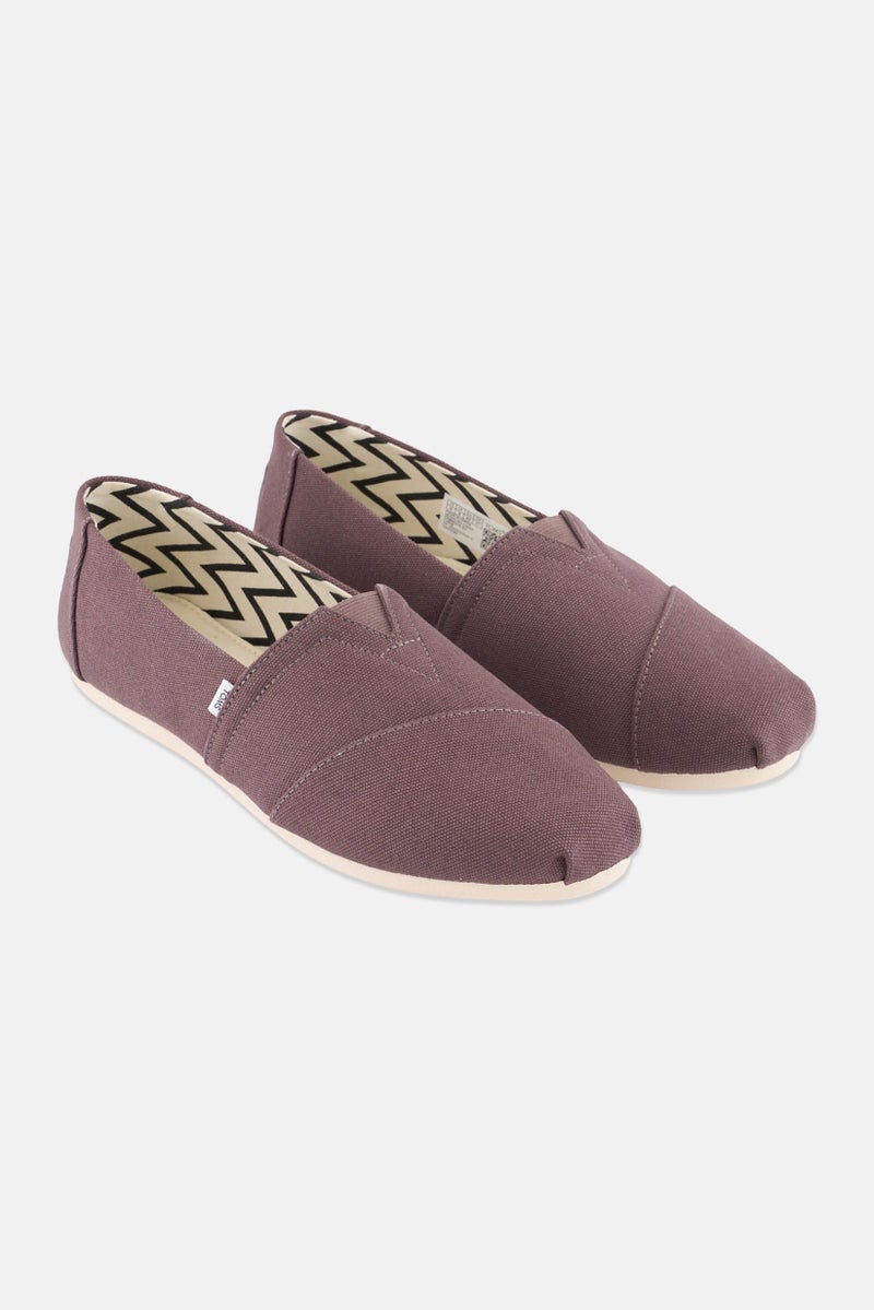 TOMS Women Cotton Canvas Slip On Casual Shoes, Brown - Image 1