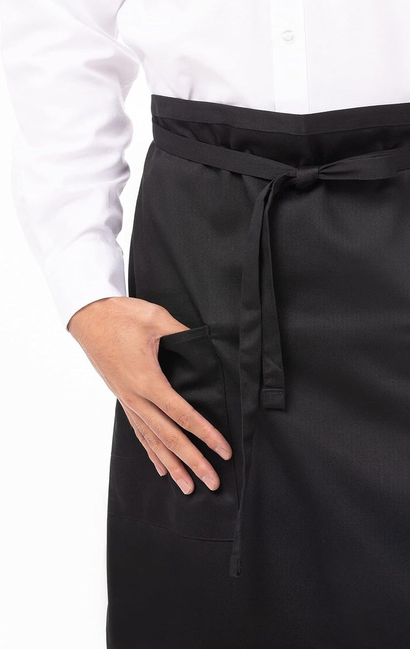 Chef Works Unisex Two Pocket Bistro Apron - Image 2
