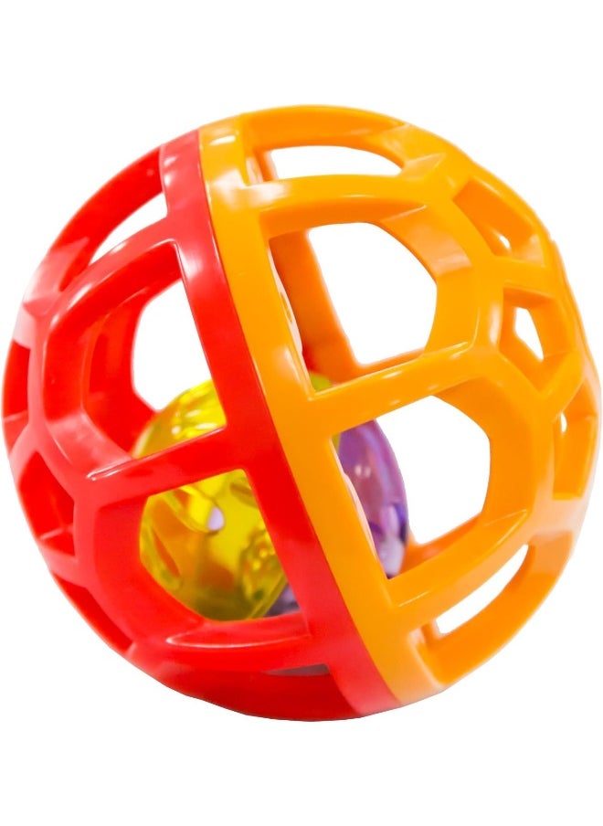 Little Hero - Rattle Ball A: Vibrant Multi-Colour Sensory Rattle – A Delightful Toy for Engaging Play and Early Development! - Image 1