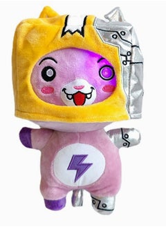 Y&D Foxy Plush Toy, SYOSI Soft Stuffed Anime Lanky Toys, Detachable Cute Robot Doll with LED Light, Lankybox Mechanical Doll, Best Gift for Kids and Fans (Foxy)  - Image 1