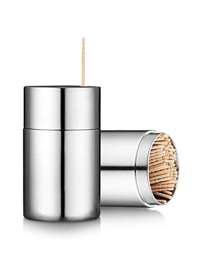 Toothpicks Holder Dispenser Stainless Steel (Chromed) - Image 1