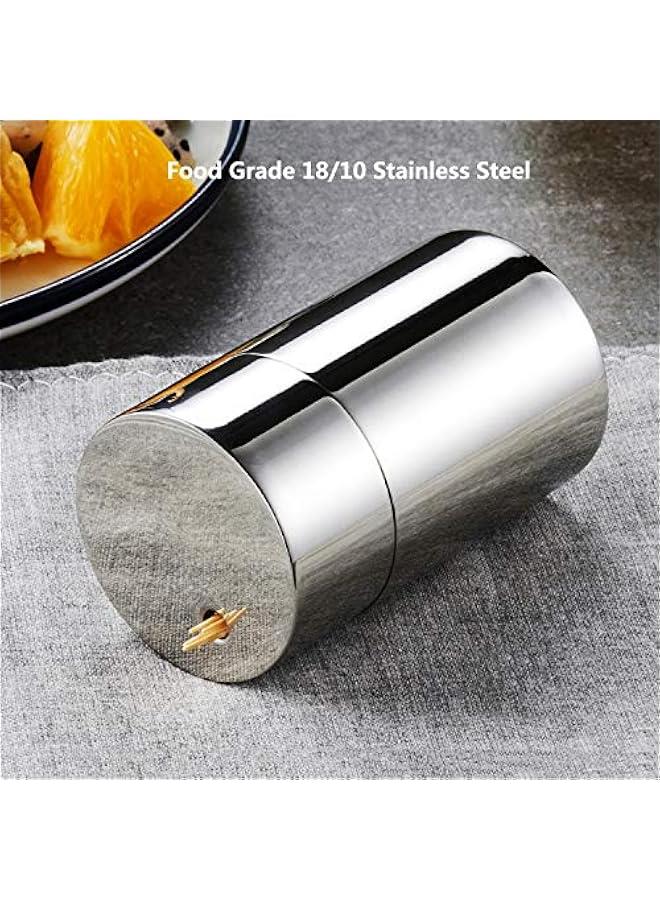 Toothpicks Holder Dispenser Stainless Steel (Chromed) - Image 2
