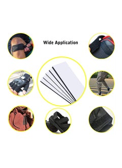 SYOSI Double Sided Sticky, SYOSI 32Pcs Heavy Duty Hook and Loop Tape Strips with Adhesive Sticky Back, Strength Fasten Interlocking, for Home Office  - Image 2